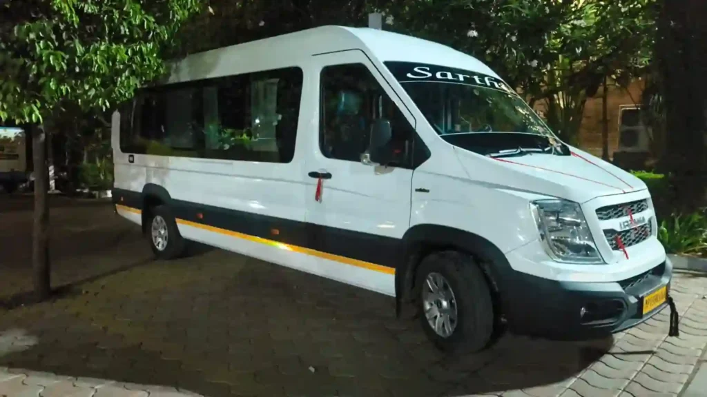 Urbania on Rent in Indore with spacious Force Urbania for group travel