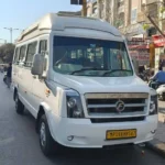 Tempo Traveller Rental in Indore with spacious seating for group travel